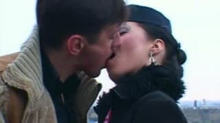 Una azafata muy sabrosa