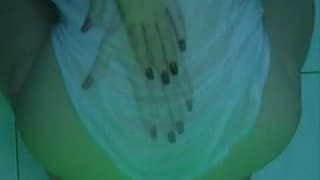 Fiorella Rubino Ceccacci en una escena caliente