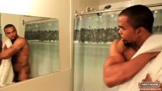 Boxer- Un negro que le gusta masturbarse