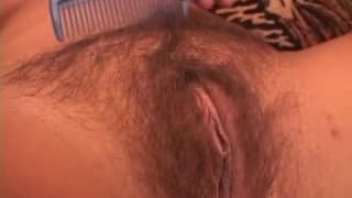 Joclyn Stone, madura y con el coño peludo