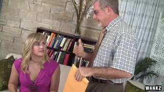 Jessica Brandy- follada por un viejo perverso