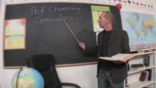 Dahlia DeNyle- chupando  la polla de su profesor