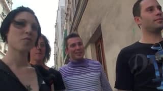 Una sesión de sexo en grupo con amateurs franceses