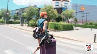 Silvia Rubi adora la leche en público