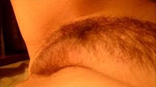 Un coño peludo visto muy de cerca