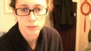 Esta chica se muestra frente a la webcam