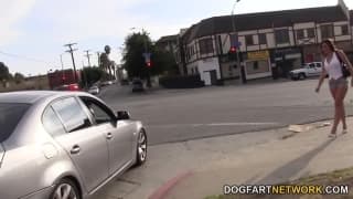 Olivia Wilder e medio de dos pollas gigantes