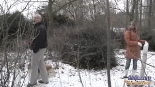 Aleska Diamond adora a los viejos verdes