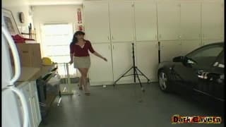 Sexo interracial con Shawna en el apartamento