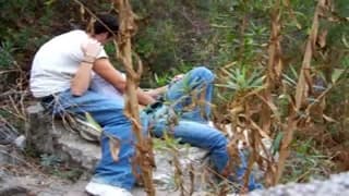 PIllada en medio de un matorral al aire libre