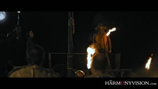 Anisa y Franceska Jaimes follan con Nacho