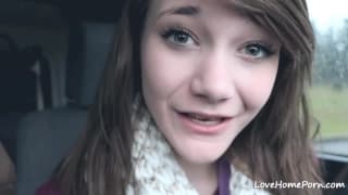 Esta amateur nos muestra sus habilidades