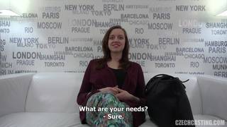 Un casting porno para que Zuzana disfrute