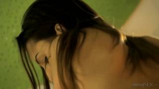 Pretty brunette wants her man to give it hard