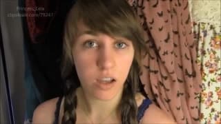 POV de una morena que vive por mamar palo