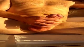 Un hombre que se masturba solo en cámara Un hombre que se masturba solo en cámara