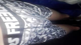 Sesión cercana de masturbación amateur