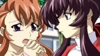 Sexo en una película de anime donde las mujeres tienen pollas