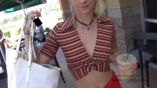 Una fabulosa chica rubia en el casting Una fabulosa chica rubia en el casting
