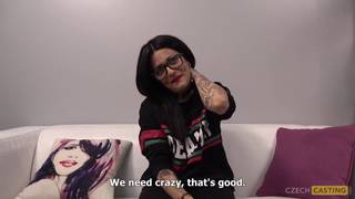 Un casting porno con esta morenita sensual