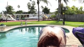 La BBW Kimmie y su amante negro se calientan follando