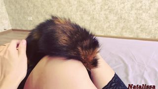 La espectacular Natalissa y su cola de zorrita