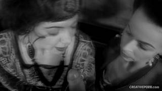 Porno vintage en blanco y negro