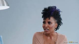 Para salvar su matrimonio, la diosa negra Demi Sutra se folla a Lucas