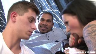 Franco se folla a LuLu Jung con su BBC mientras su cornudo novio mira