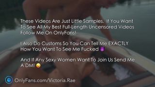 Un romántico paseo de barco por el lago acaba en sexo duro delicioso