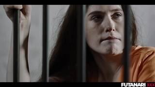 Tiffany Tatum es follada con un strapon en la cárcel por una lesbiana