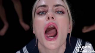 Emily es marinera tragona en gangbang y felación salvaje Emily es marinera tragona en gangbang y felación salvaje