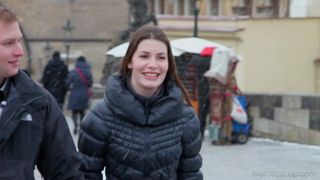 Erika follando en un Romance Invernal pero muy Caliente