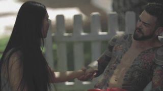 Blake Wilde espía a Katana y Juan Lucho follar afuera con gusto