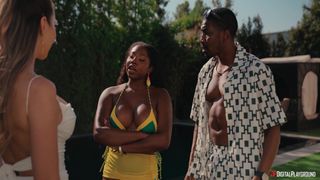 Melissa Stratton obtiene un trío de venganza con Isiah y Amari Anne